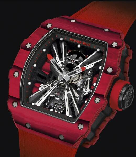 Replica Richard Mille RM 12-01 Carbon Red Quartz TPT Watch